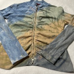 Fibers tie dye jacket